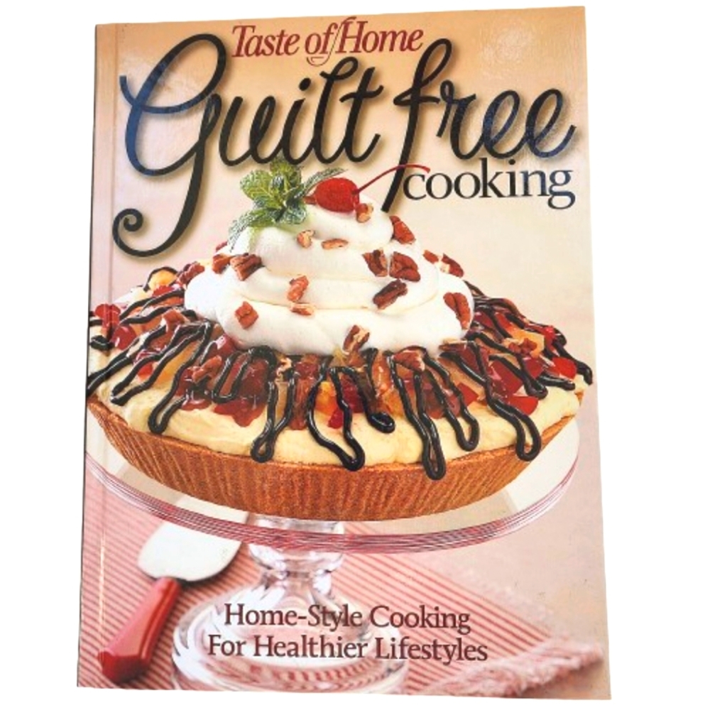Grandmacore Cottagecore Taste of Home Guilt-Free Cooking Hardcover Cookbook